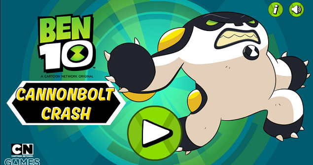 Ben 10 Cannonbolt Crash Game