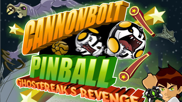 Ben 10 Cannonbolt Pinball Game