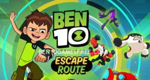 Ben 10 Escape Route Game