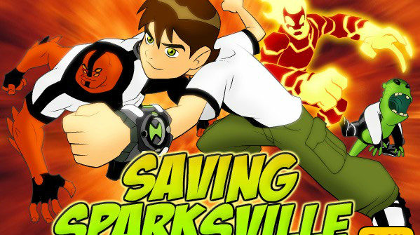 Ben 10 Saving Sparksville Game