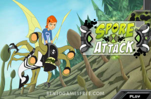 Ben 10 Spore Attack Game