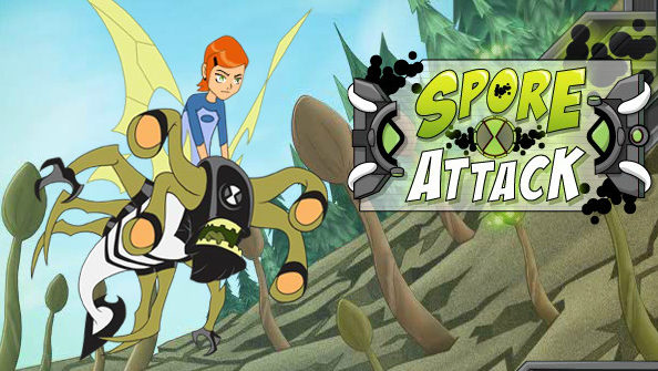 Ben 10 Spore Attack Game