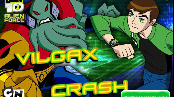 Ben 10 Vilgax Crash Game