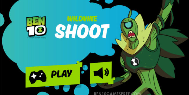 Ben 10 Wildvine Shoot Game